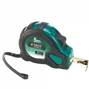 Troy 23126 Stoperli Şerit Metre (5mx19mm) Mıknatıslı