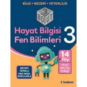Tudem 3.sınıf Hayat Bilg.+ Fen Bilimleri 3 Boyut