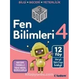Tudem 4.sınıf Fen Bilimleri 3 Boyut