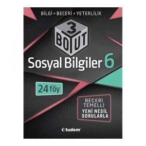 Tudem 6.sınıf Sosyal Bilgiler 3 Boyut