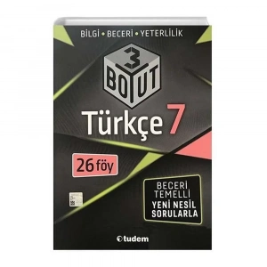 Tudem 7.sınıf Türkçe 3 Boyut