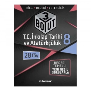 Tudem 8.Sınıf Tc.İnkılap Tarihi 3 BOYUT