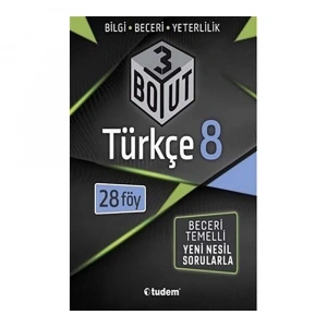 Tudem 8.Sınıf Türkçe 3 BOYUT