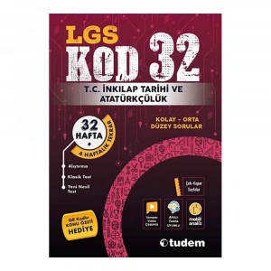 Tudem  LGS Kod 32 İnkılap Tarihi ve Atatürkçülük