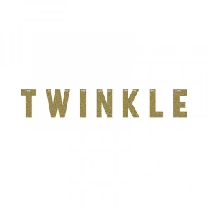 Twinkle Pırıltılı Gold Harf Afiş 15 x 150 cm