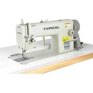 Typical Gc-6160b İğne Transportlu Tek İğne Kilit Dikiş Büyük Mekik Kalın Materyaller İçin