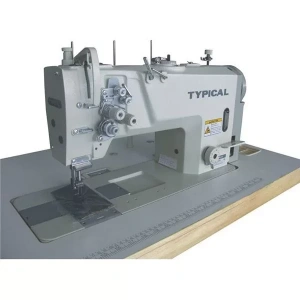 Typical Gc-9720h Çift İğne Küçük Ve Büyük Mekik İptalsiz Kilit Dikiş Mikro Yağlamalı Orta Ve Kalın Mat. İçin