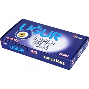 Uğur Toplu İğne 20 Gr.24 Lü  28/20 Brnu1