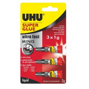 Uhu Super Glue 3lü Mini Japon Yapıştırıcı