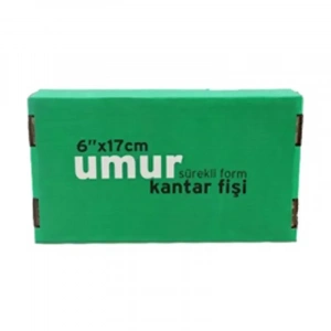 Umur Sürekli Form Kantar Fişi 6x17 1 Nüsha 4000li (30001956)