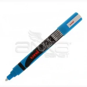 Uni Chalk Marker Wet Wipe Light Blue 1.8-2.5mm