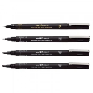 Uni Pin Fine Line Kaligrafi Seti 4lü PIN-200-4P