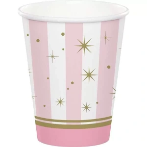 Unicorn Partisi Pırıltılı Bardak 8 Adet