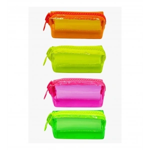 UNİCUS UNCS-911 BİG ZİP NEON ŞEFFAF XL KALEM KUTUSU