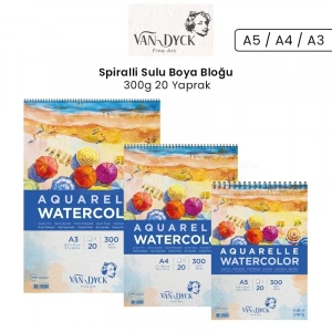 Van Dyck Spiralli Sulu Boya Bloğu 300g 20 Yaprak