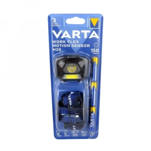Varta 18648 Work Flex MotionSensor H20 Hareket sensörlü Kafa Feneri 3AAA