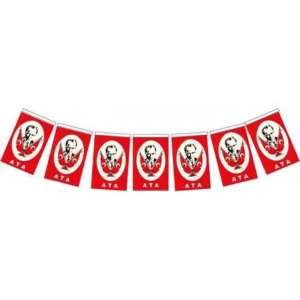 Vatan İpli Orta Boy Atalı Bayrak 40 Lı Vt808