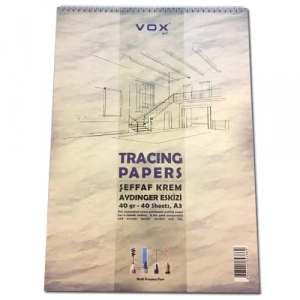 Vox Aydinger Eskiz Defteri Sarı A3 40 Gr 40 Sayfa