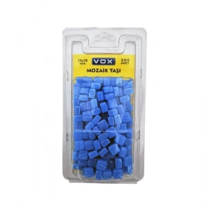 Vox Mozaik Taşı 10x10mm 19 Mavi 200lü