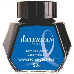 Waterman Dolma Kalem Mürekkebi 50 ml. MAVİ