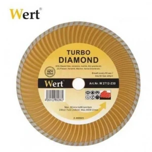 Wert 2712-230 Turbo Kanallı Elmas Testere (230mm)