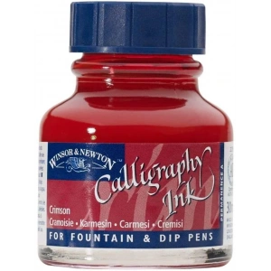 Winsor Newton Calligraphy Ink Kaligrafi Mürekkebi 30ml Crimson