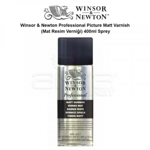 Winsor & Newton Professional Picture Matt Varnish (mat Resim Verniği) 400ml Sprey