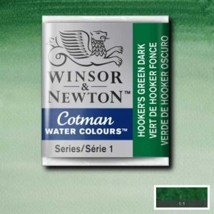Winsor & Newton Tablet Sulu Boya No:312 Hookers Green Dark