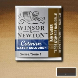 Winsor & Newton Tablet Sulu Boya No:554 Raw Umber