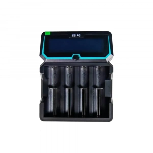 Xtar X4 - Taşınabilir LCD Ekranlı Hızlı Li-ion/Ni-Mh/Ni-Cd Şarj Cihazı / 4lü