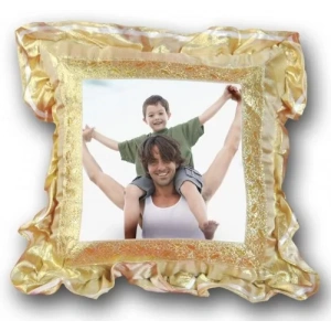 Yastık Baskı (altın Fırfırlı)