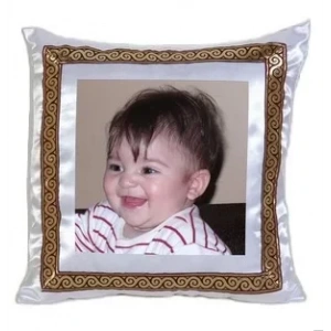 Yastık baskı (Bordo nakışlı)