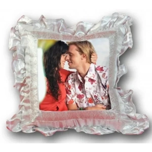 Yastık Baskı (gümüş Fırfırlı)