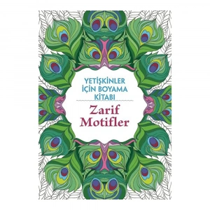 Yetişkinler İçin Boyama Kitabı - Zarif Motifler