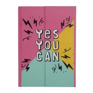 Yıldız Sert Kapak 14x20cm 80yp Magnet Seri Yes Çizgisiz