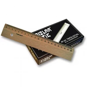 YILDIZLAR 20 CM. TAHTA CETVEL KOD.090