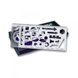 YILDIZLAR 30 CM. ÖLÇEKLİ ŞABLON CETVEL KOD.007