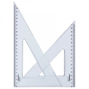 Yıldızlar 45-60 Ekonomik Gönye Seti 30 Cm. Kod.136