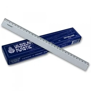 YILDIZLAR 50 CM. PLASTİK CETVEL KOD.033