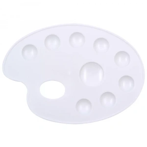 Yıldızlar Büyük Godeli Oval Resim Paleti Kod:138