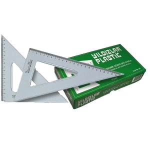 Yıldızlar Öğrenci Gönye Seti 45-60 Derece 26 CM Ekonomik 88