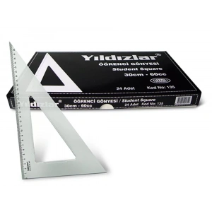 YILDIZLAR ÖĞRENCİ GÖNYESİ 30 cm 60 cc KOD.135