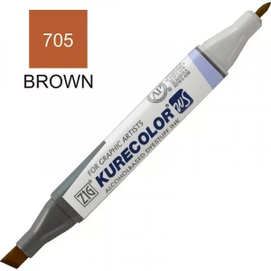 ZİG 705 KAHVE KURECOLOR RÜTUŞ KALEMİ (ÇİFT UÇLU) KC-3000