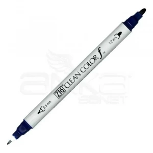 Zig Clean Color f Çift Uçlu Marker Kalem Deep Blue 035
