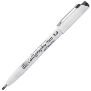 Zig Kaligrafi Kalemi Permanent PCA-310/010 3.0mm Siyah