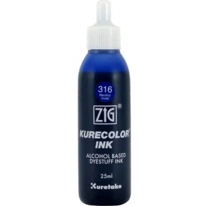Zig Kurecolor Ink Alkol Bazlı Mürekkep 25ml 319 (316) Menthol Violet