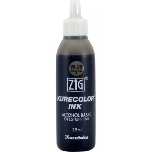 Zig Kurecolor Ink Alkol Bazlı Mürekkep 25ml W06 Warm Gray 6