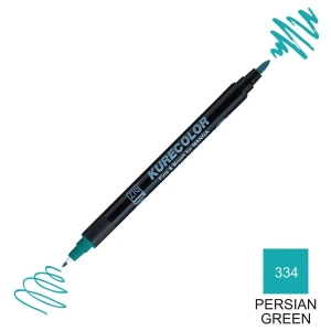 Zig Kurecolor Mangaka Fine&Brush Çift Taraflı Kalem CNKC-2200 No 334 Persian Green