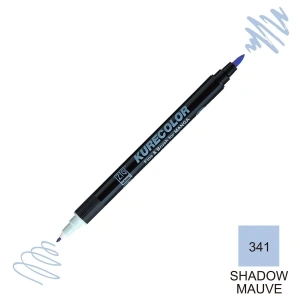 Zig Kurecolor Mangaka Fine&Brush Çift Taraflı Kalem CNKC-2200 No 341 Shadow Mauve