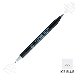 Zig Kurecolor Mangaka Fine&Brush Çift Taraflı Kalem CNKC-2200 No 350 İce Blue